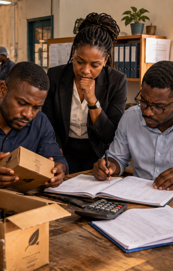 Empresários de PME em Luanda a gerir produção e encomendas