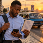 Trabalhador angolano em Luanda a planear renda extra após o expediente